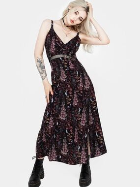 Disturbia Foxglove Midaxi Cami Dress Floral print